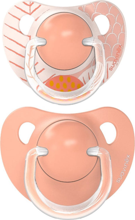 Suavinex dream flat duo rose 6-18m 2 pièces sucettes en silicone sxsda2083317