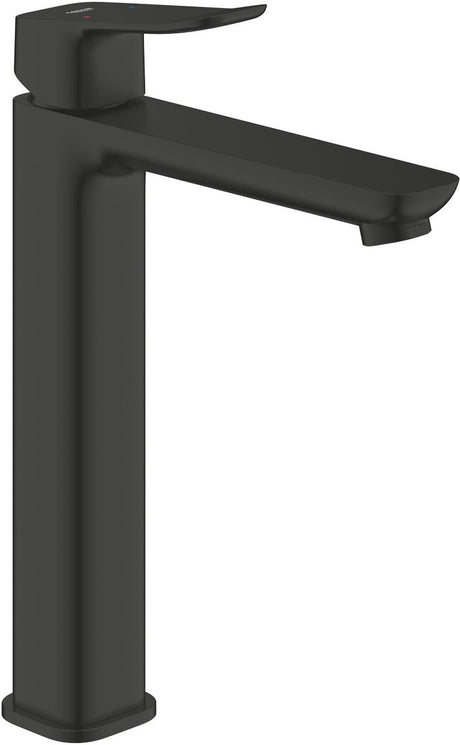Mitigeur lavabo Grohe Dice - taille XL - économie d'eau - noir mat