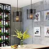 Homestyle pro mk014-b lampe suspendue industrielle 16x19 cm métal noir