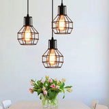 Homestyle pro mk021-b lampes suspendues industrielles métal noir