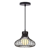 Homestyle pro mk013-b lampe suspendue industrielle 23x20 cm métal noir