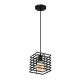 Homestyle pro homestyle mk015-b industriële hanglamp 15x18 cm zwart metaal