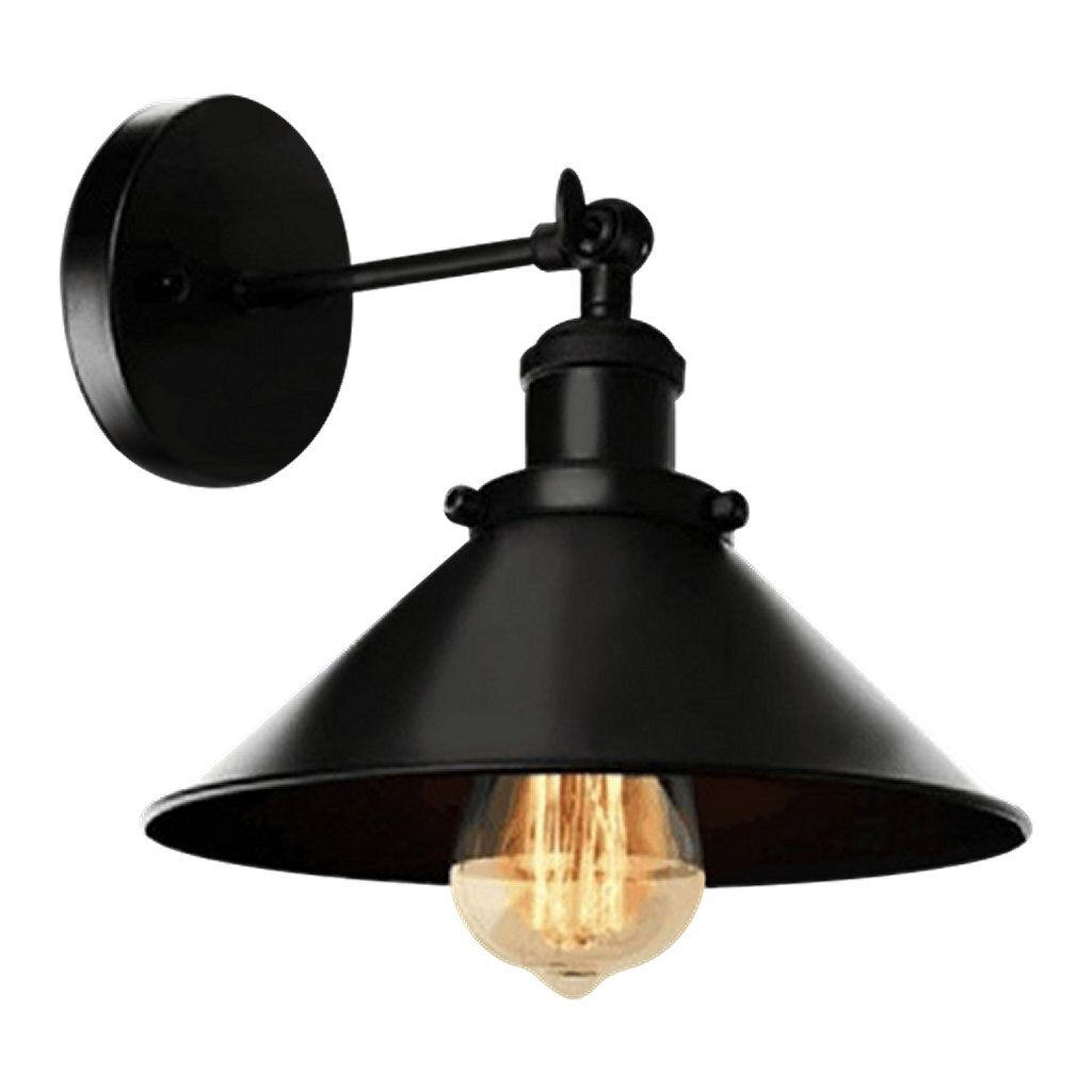Homestyle pro mk023-b applique industrielle 22 cm métal noir