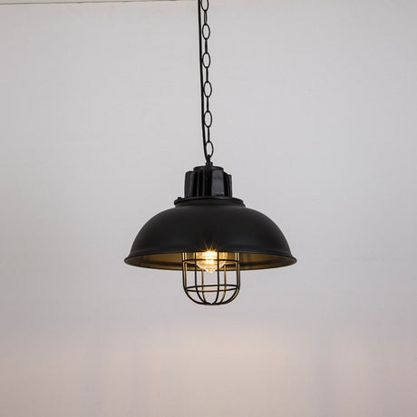 Homestyle pro mk107-bb lampe suspendue industrielle 33x26 cm métal noir