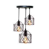 Homestyle pro mk019-b lampes suspendues industrielles métal noir