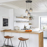 Homestyle pro mk019-b lampes suspendues industrielles métal noir