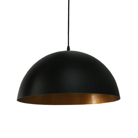 Homestyle pro mk108-gb lampe suspendue industrielle 35x17,5 cm métal doré noir