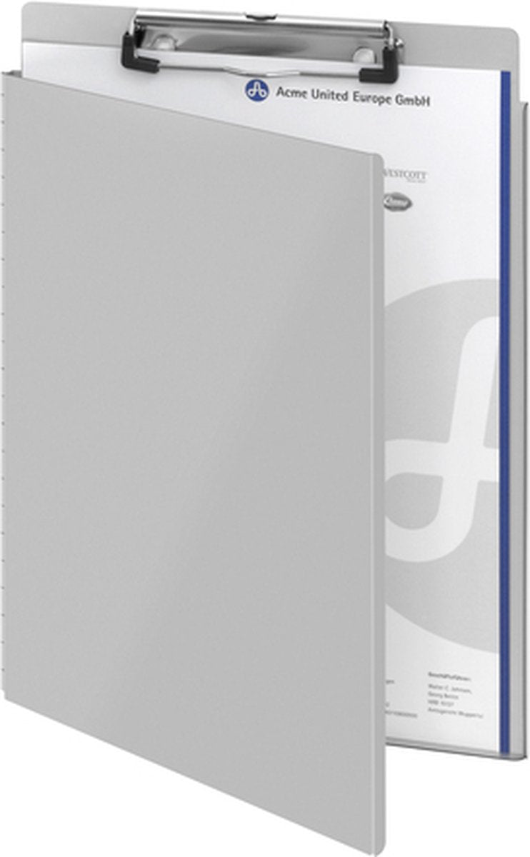 Presse-papiers Westcott - aluminium - a4 - avec housse de protection - ac-e17005