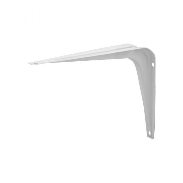 Support d'étagère en acier embouti 195mm x 130mm