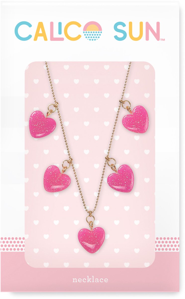 Calico soleil - collier sophia - coeur