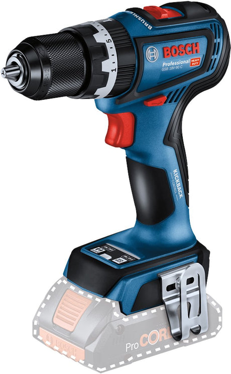 Bosch professional gsb 18v-90 c perceuse à percussion sans fil 18v corps de base - 06019k6100