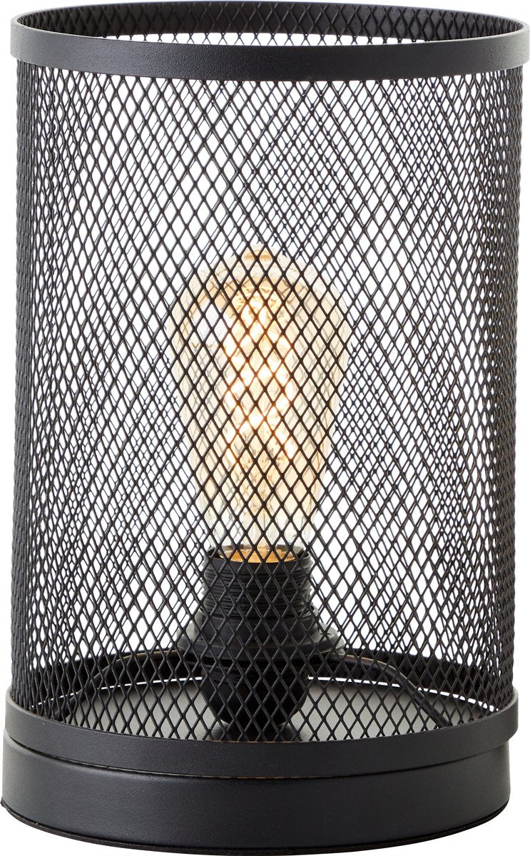Brilliant labyrinthe - lampe de table - e27 max 1x60w - noir