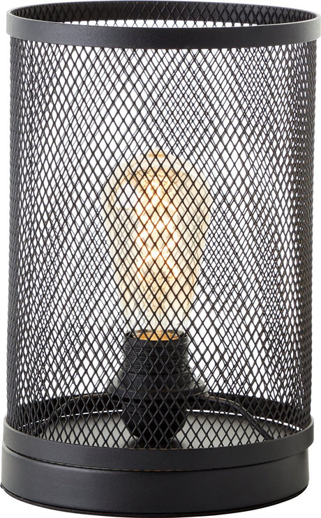 Brilliant labyrinthe - lampe de table - e27 max 1x60w - noir
