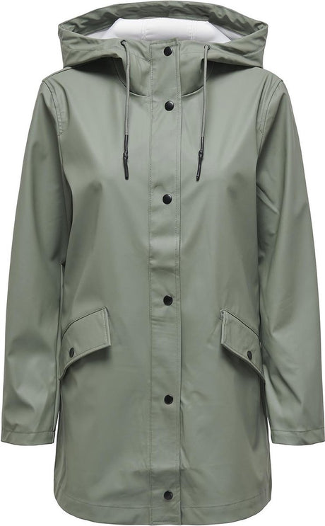 Only veste onlelisa imperméable otw noos 15261734 vert agave dames taille - xl