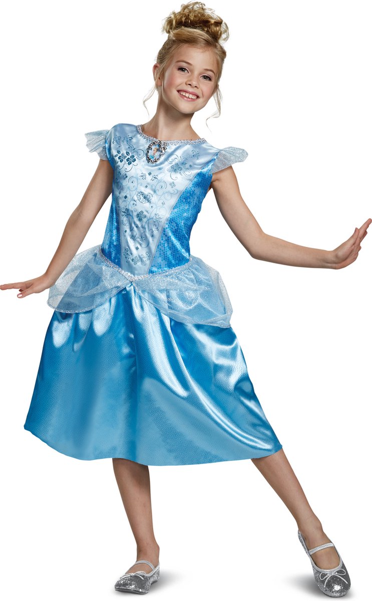 Déguisement princesse disney - cendrillon, cendrillon classique, taille xs (3-4 ans), fille