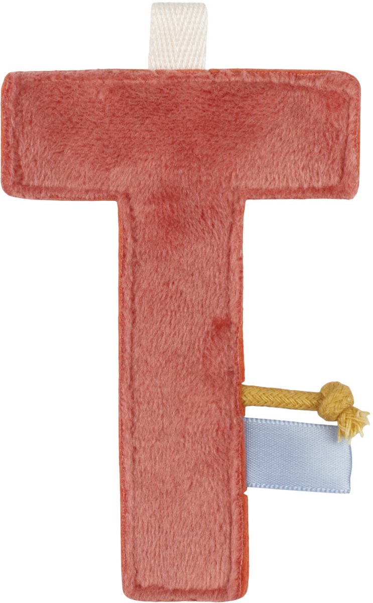 Little dutch slinger element - letter t - oranje