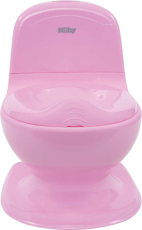 Nuby dr. Talbot's - mon vrai pot - pot pour tout-petit avec son de chasse d'eau - toilettes d'entraînement pour enfants - rose - 18+ mois
