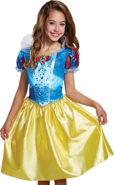 Déguisement princesse disney - Blanche Neige, Blanche Neige Classique, taille s (5 - 6 ans), fille
