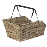 Panier à vélo Basil cento aspect rotin multi système 40 x 25 x 12 cm - jonc de mer