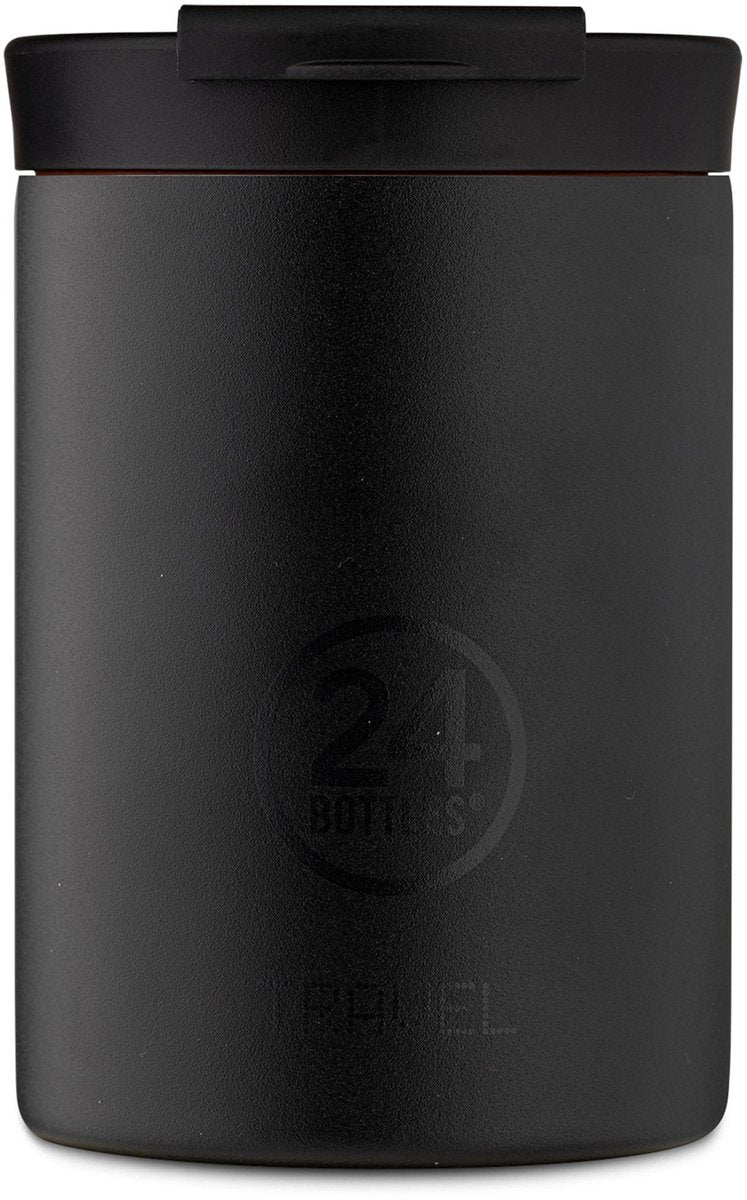 24 bouteilles 24 bouteilles gobelet de voyage smoking noir 350 ml tasse thermos en acier inoxydable durable
