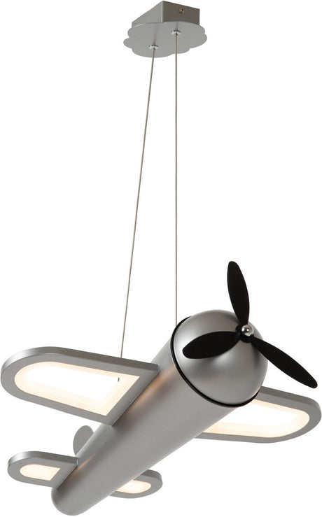 Lucide éleveur - suspension pour chambre d'enfant - LED - 1x28w 2500k - fonte grise