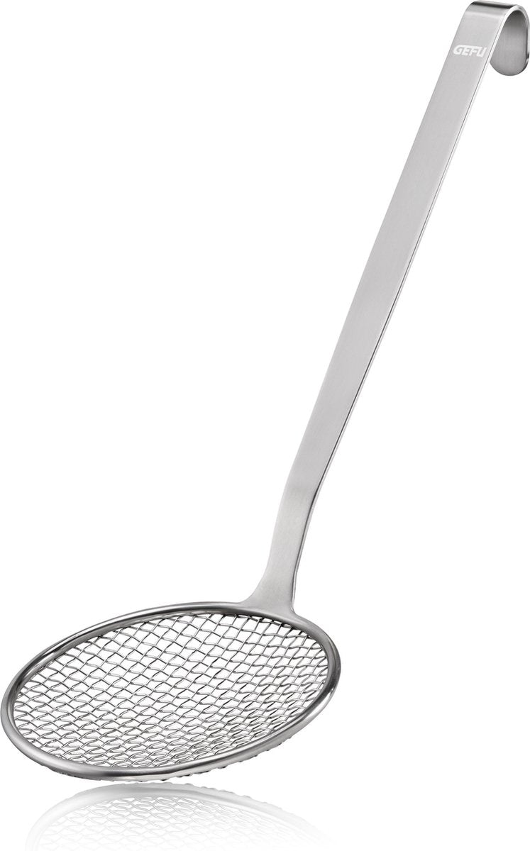 Cuillère à blanchir Gefu baseline - cuillère à fentes en acier inoxydable - pour pâtes aux légumes