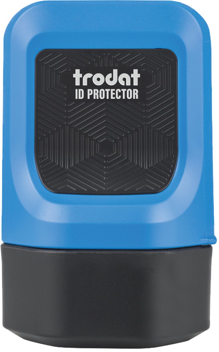 Trodat protection de confidentialité enroulable pour tampon d'identification, bleu