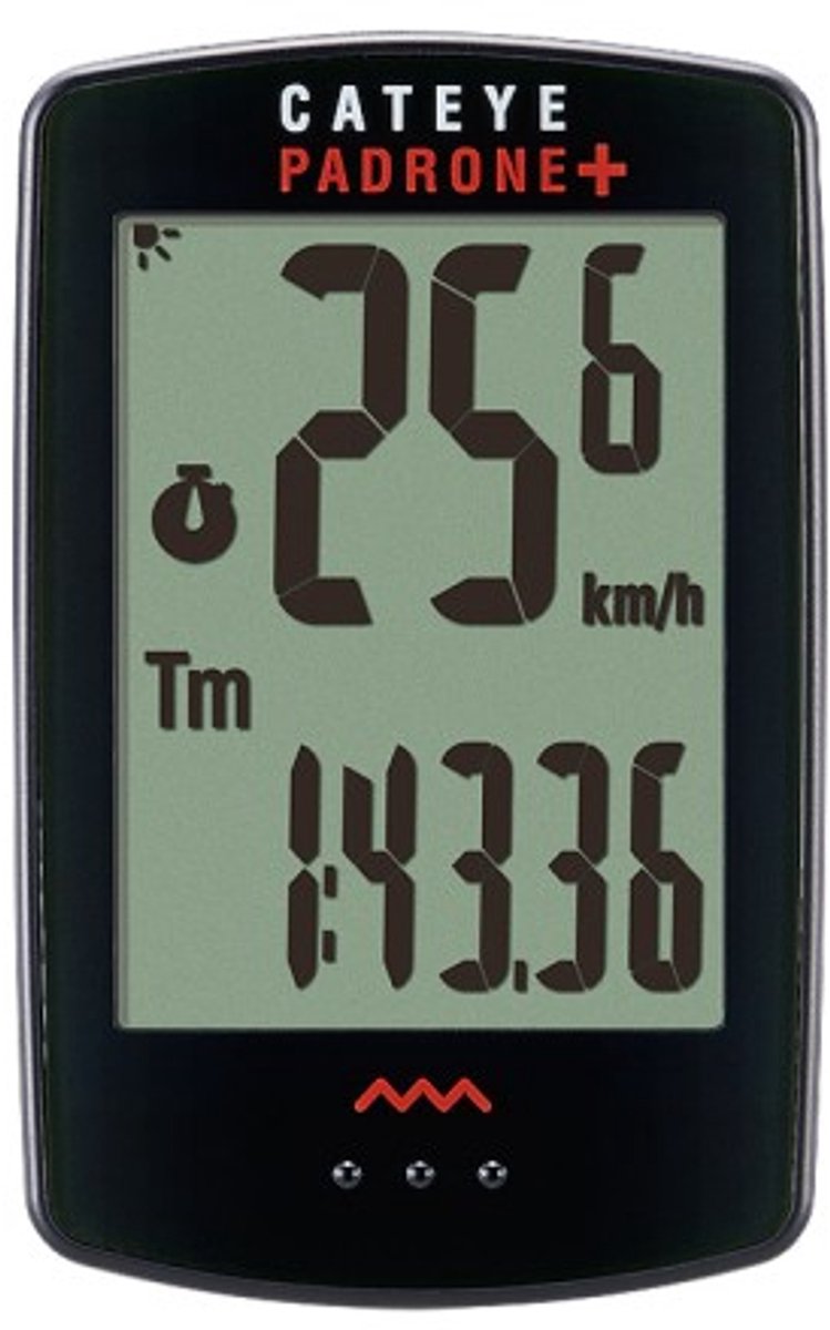 Cateye Padrone+ CC-PA110W ordinateur de vélo - sans fil - noir