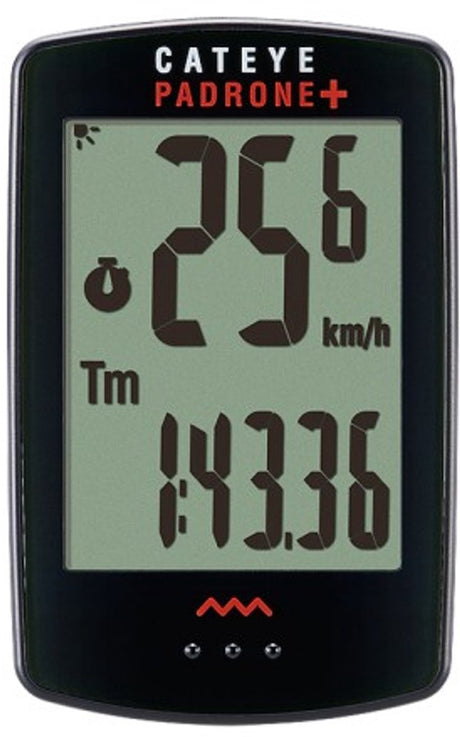 Cateye Padrone+ CC-PA110W ordinateur de vélo - sans fil - noir