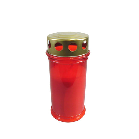 Tombe rouge clair 270gr ø7,5xh17cm