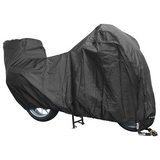 DS couvre la housse de moto alfa topcase - xlarge - avec fenêtre de plaque d'immatriculation