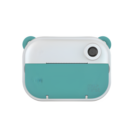 Myfirst camera insta wi bleu vert + motif de couleur autocollant thermique wi gratuit