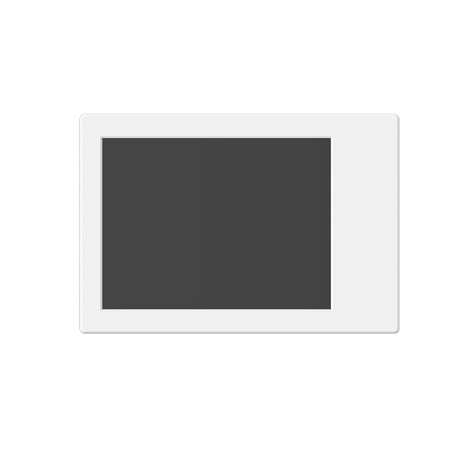 Mon premier cadre doodle 9 blanc
