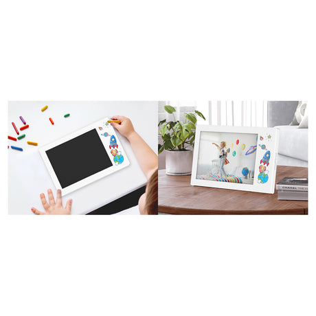 Mon premier cadre doodle 9 blanc