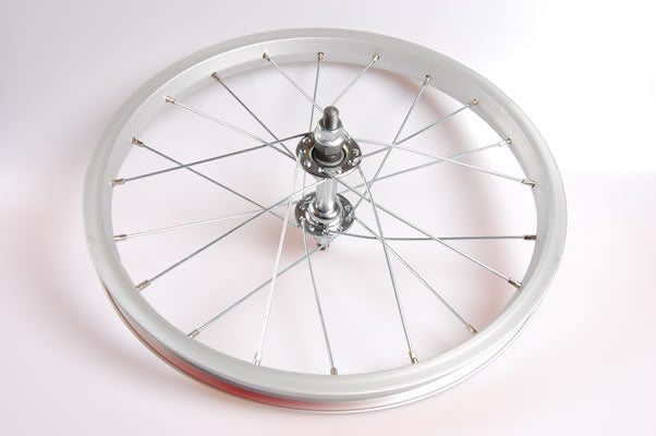 Roue avant KT 16x1,75 aluminium peint argent