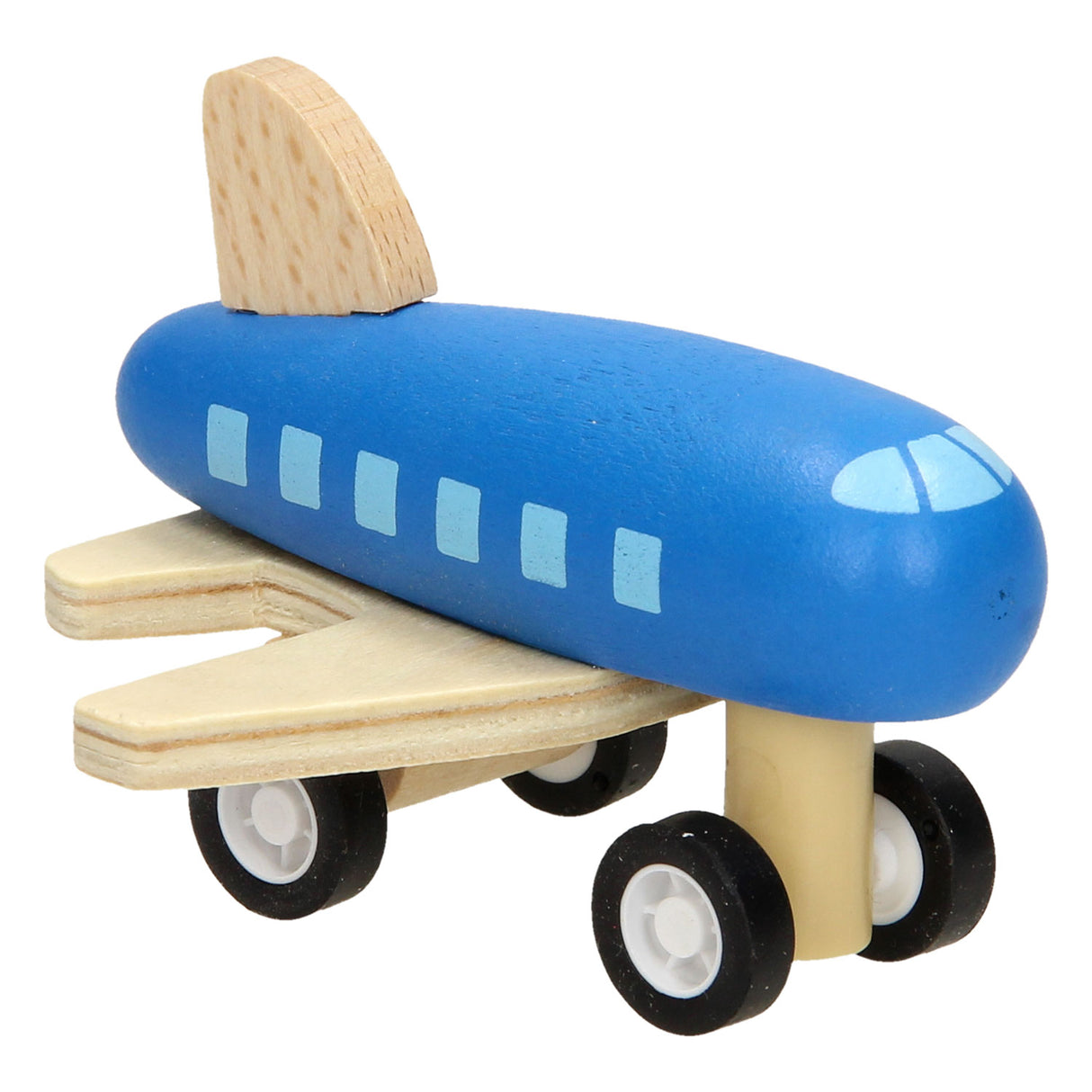 Avión de madera con cinta de carretera, 8mtr