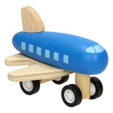 Avion en bois avec ruban de route, 8mtr