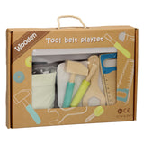 Ceinture à outils avec outils en bois