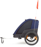 Trailer pour enfants Polisport sans kit de marche bleu gris