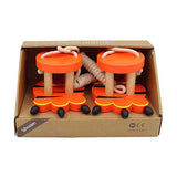 Blocs de course en bois - tigre