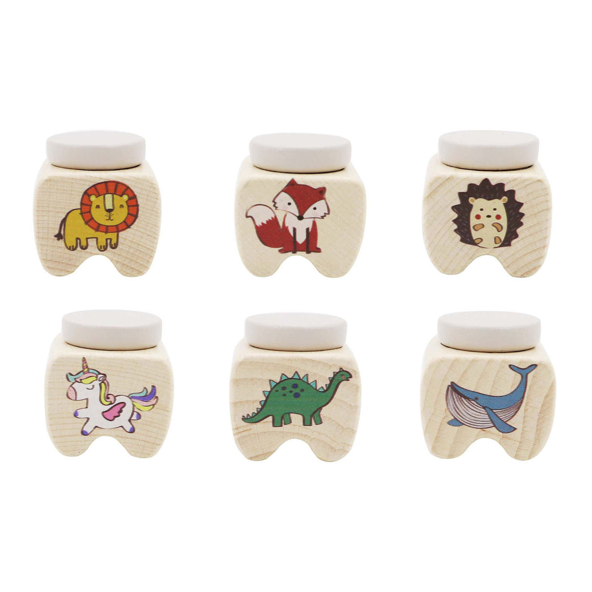 Boîte à dents de bébé en bois