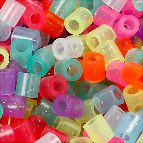 Https : www.cchobby.nl perles à repasser-taille-5x5-mm-taille du trou-2-5-mm-moyenne-paillettes-couleurs-5000-pièces-1-seau-75242