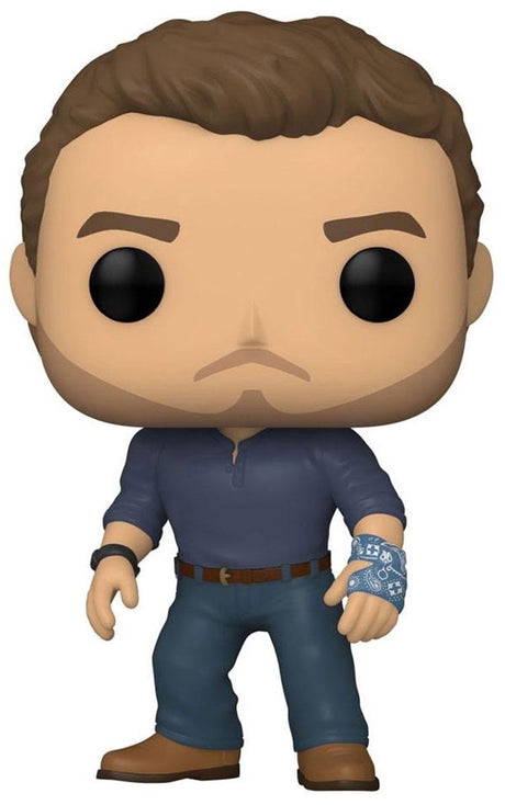 Funko monde jurassique-pop! films owen grady figurine collector 9 cm - multicolore