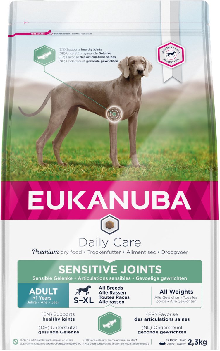 Eukanuba soins quotidiens adultes articulations sensibles - nourriture pour chien - 2,3 kg