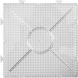 Creativ Company String perle signe Clear Square 15x15cm, 2st.