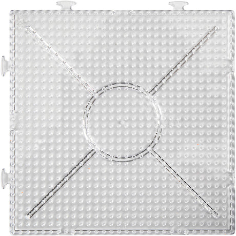 Creativ Company String perle signe Clear Square 15x15cm, 2st.