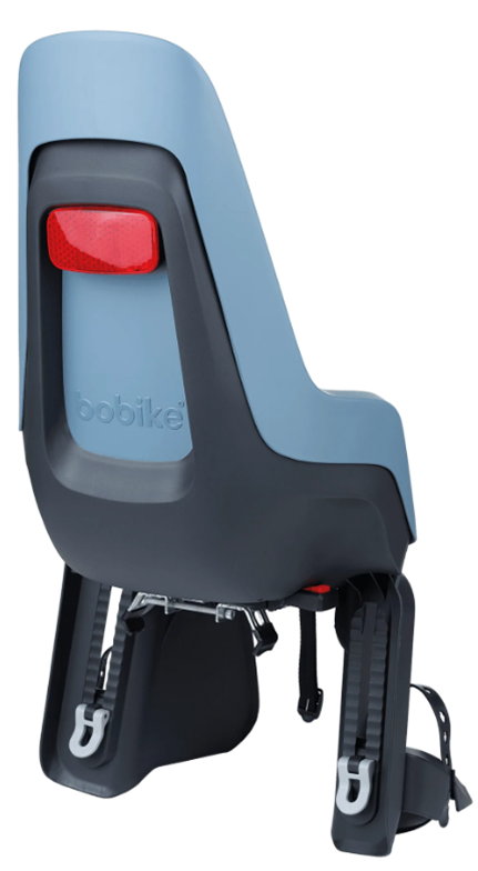 Bobike-Kindersitz hinter einem Maxi E-BD Citadel Blue