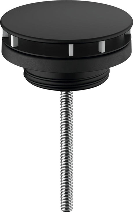 Bonde Hansgrohe non fermable, pour lavabos noir mat