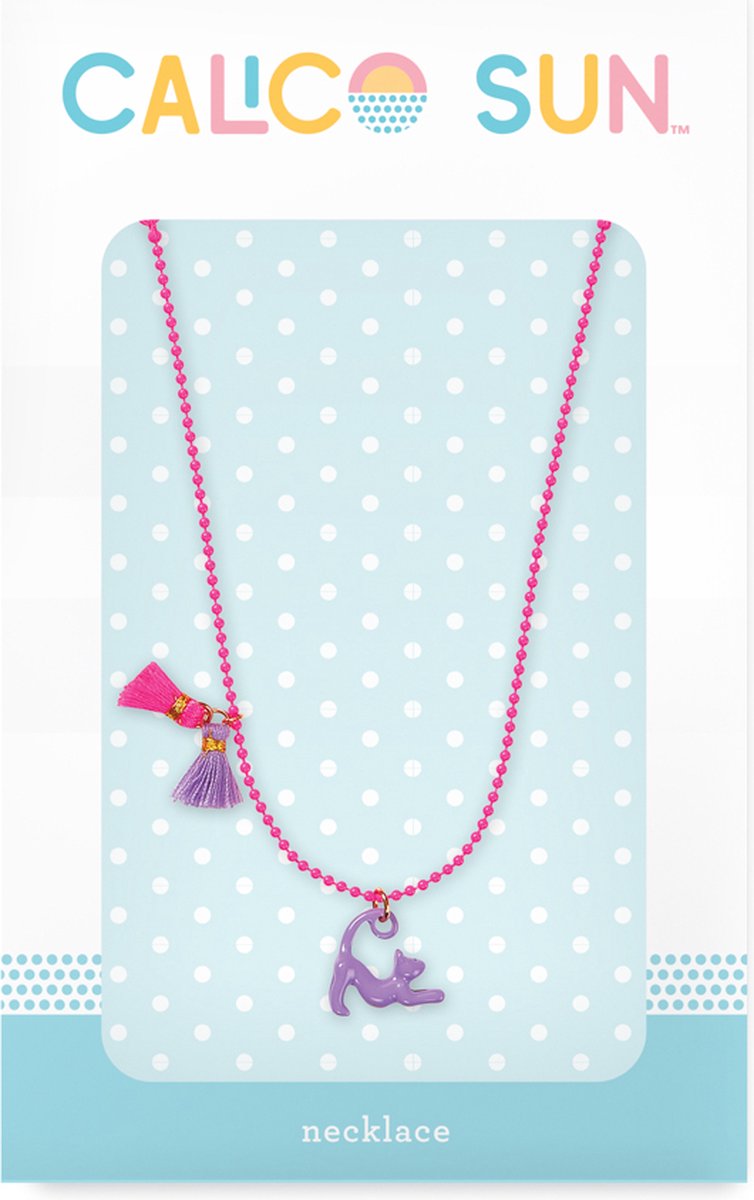 Calico soleil - collier zoey - chat