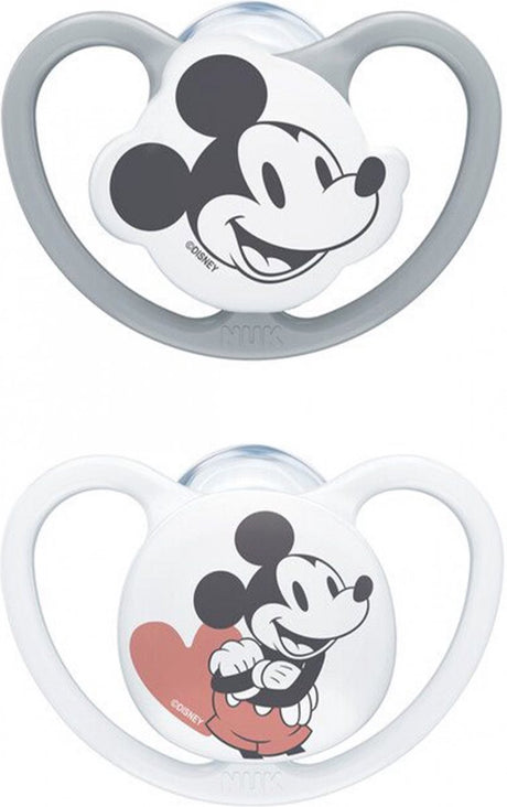 Nuk space disney sucettes bébé 2 pcs. réglé 18+ m